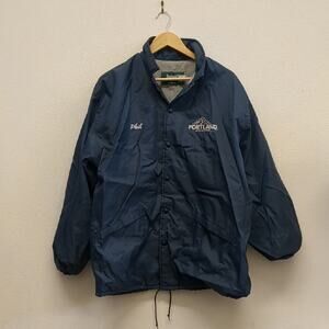 Dunbrooke Navy Blue lined windbreaker Jacket size‎ XL